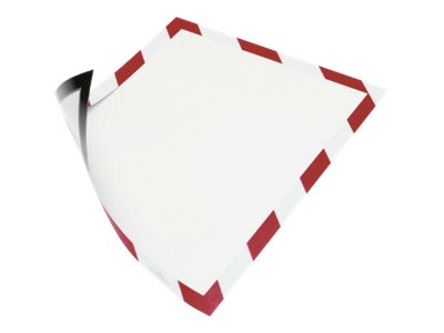 DURABLE Magnetrahmen DURAFRAME MAGNETIC SECURITY A4 rot A4, 5 St