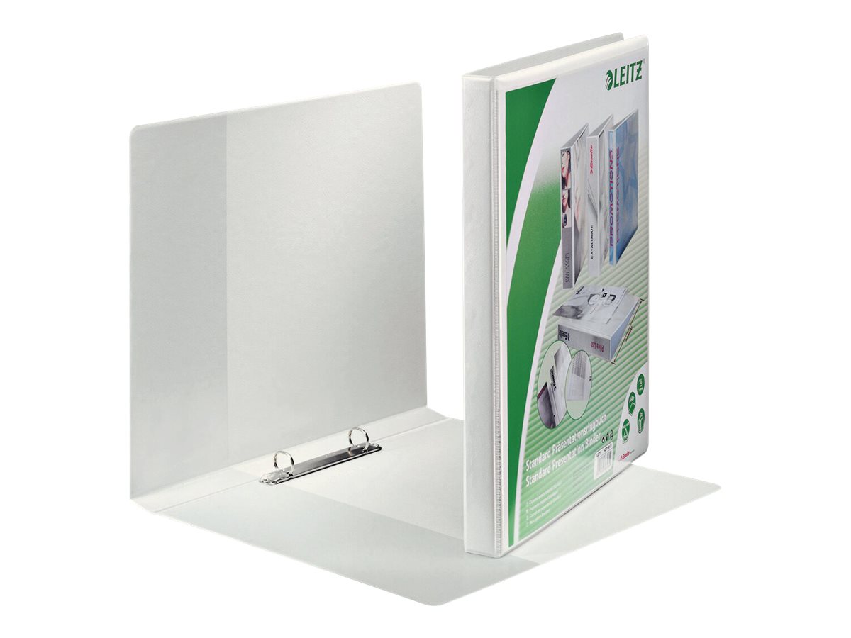 6 LEITZ Praesentationsringbuecher 2-Ringe weiss 2,9 cm DIN A4 6 LEITZ Praesentationsringbuecher 2-Ringe weiss 2,9 cm DIN A4