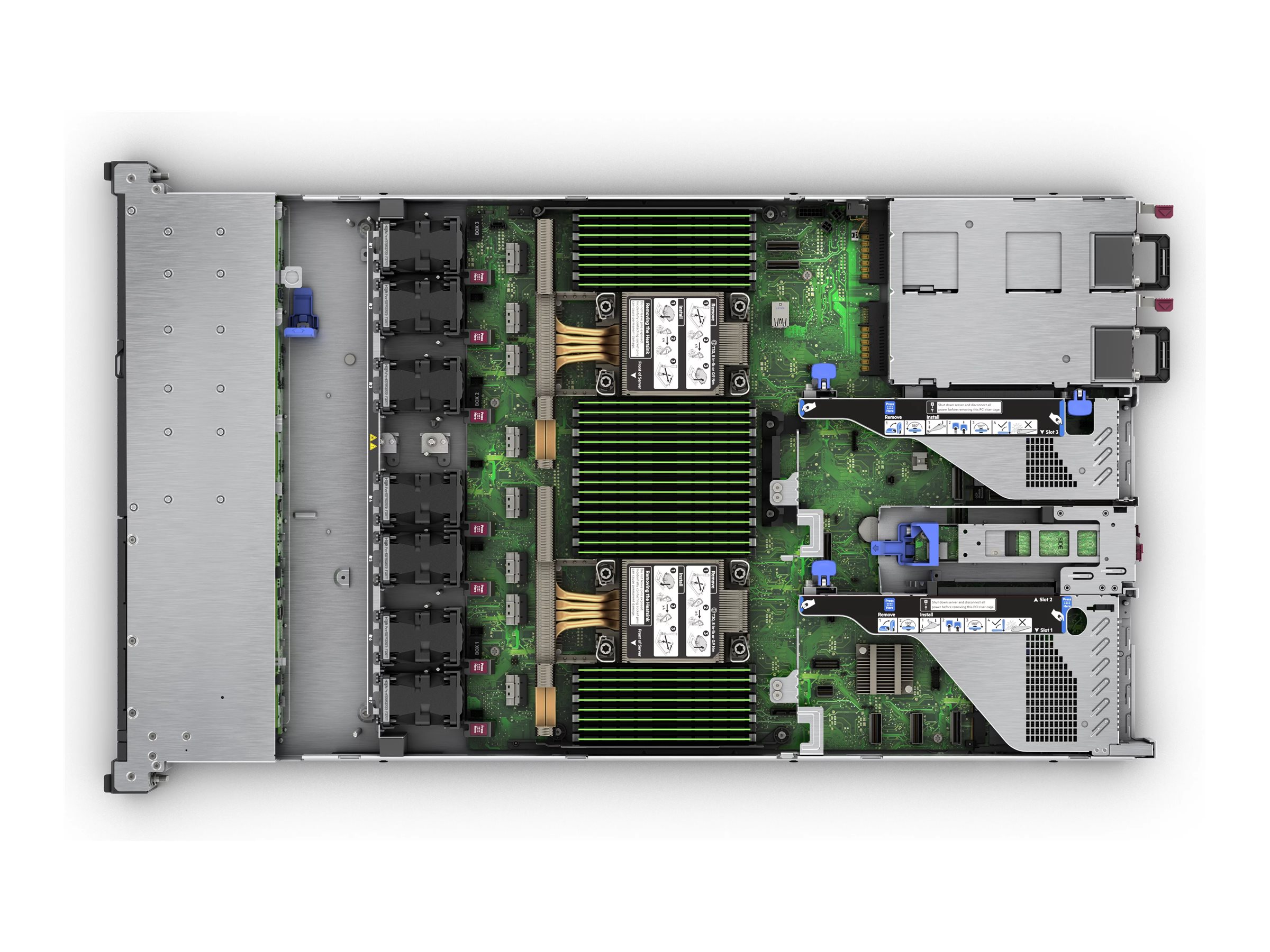 HPE ProLiant DL360 Gen11 1HE Xeon-S 5515+ 8-Core 3.2GHz 1x32GB-R 8xSFF Hot Plug MR408i-o 1000W Server HPE ProLiant DL360 Gen11 1HE Xeon-S 5515+ 8-Core 3.2GHz 1x32GB-R 8xSFF Hot Plug MR408i-o 1000W Server