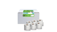 DYMO Etikettenrollen fuer Etikettendrucker weiss, 102,0 x 210,0 mm, 6 x 140 Etiketten DYMO Etikettenrollen fuer Etikettendrucker weiss, 102,0 x 210,0 mm, 6 x 140 Etiketten