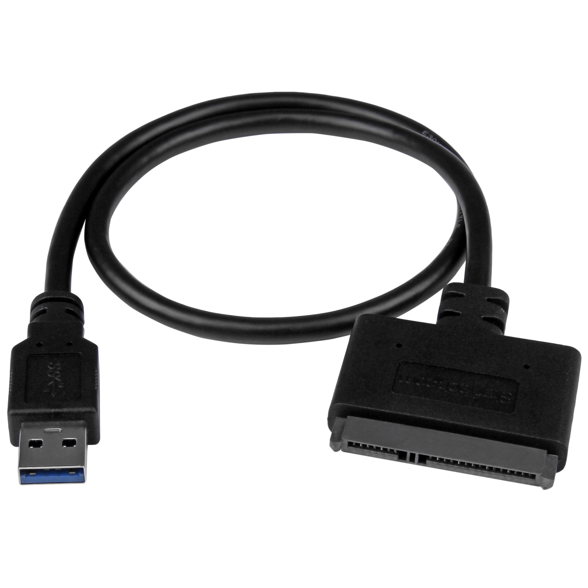 STARTECHCOM USB312SAT3CB USB 31 to 635cm25in SATA Adapter with Integrated Cable
