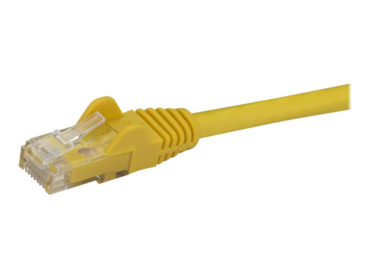 STARTECHCOM 2m Yellow Snagless Cat6 UTP Patch Cable ETL Verified