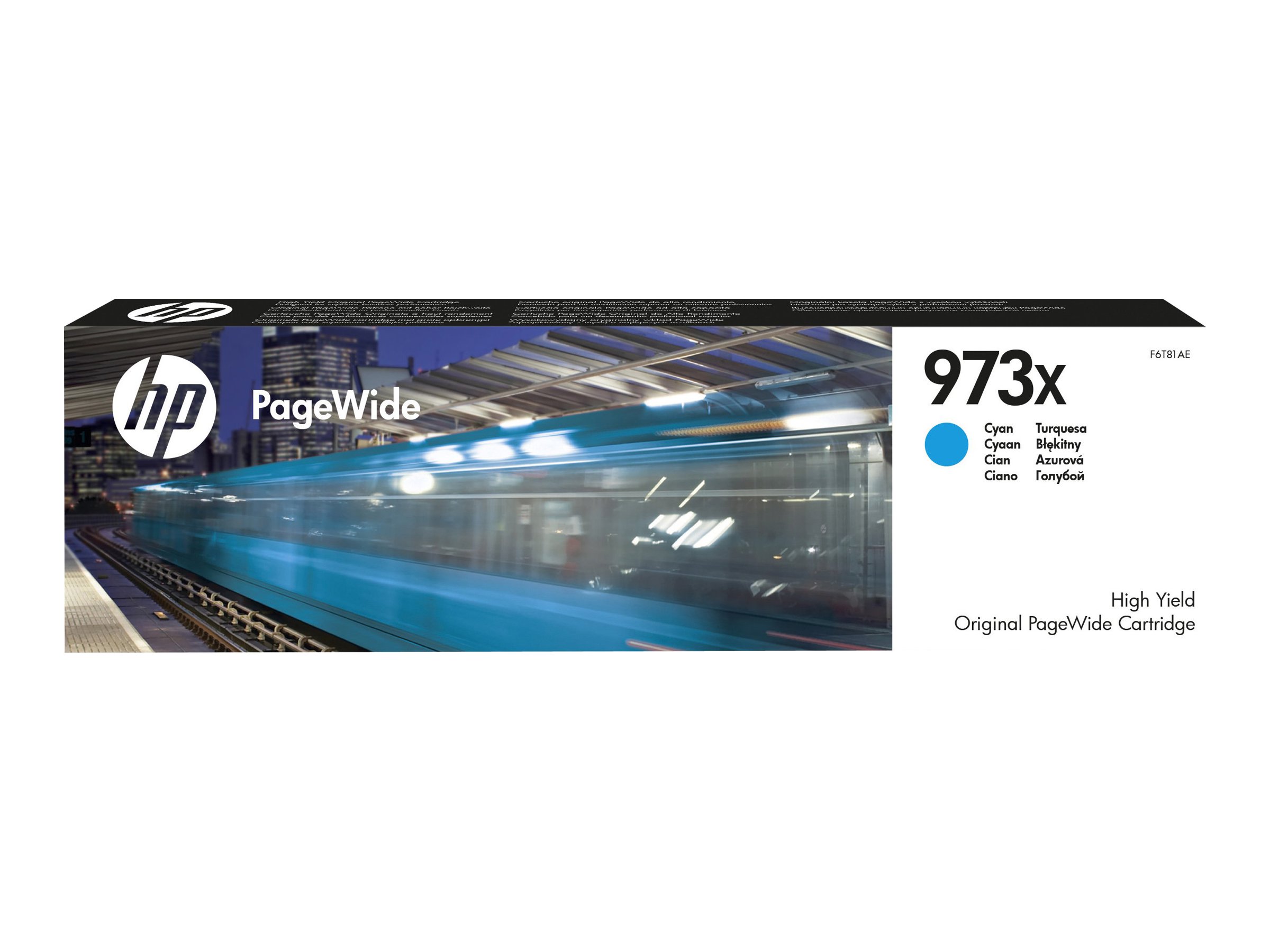 HP 973X (F6T81AE) cyan Druckerpatrone HP 973X (F6T81AE) cyan Druckerpatrone
