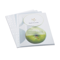 100 RAPESCO® Prospekthuellen DIN A4 transparent genarbt 0,06 mm 100 RAPESCO® Prospekthuellen DIN A4 transparent genarbt 0,06 mm