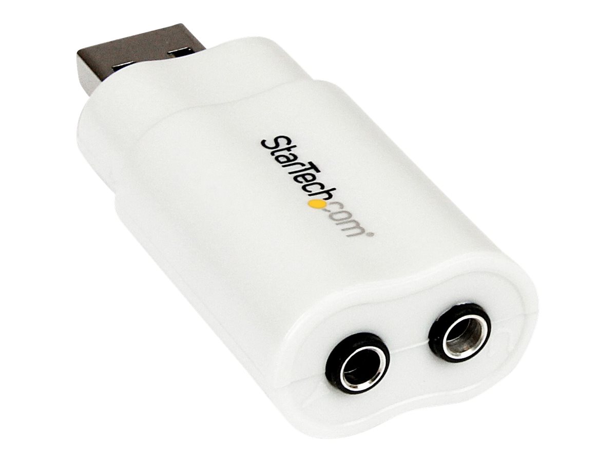 STARTECHCOM USB to Stereo Audio Adapter Converter