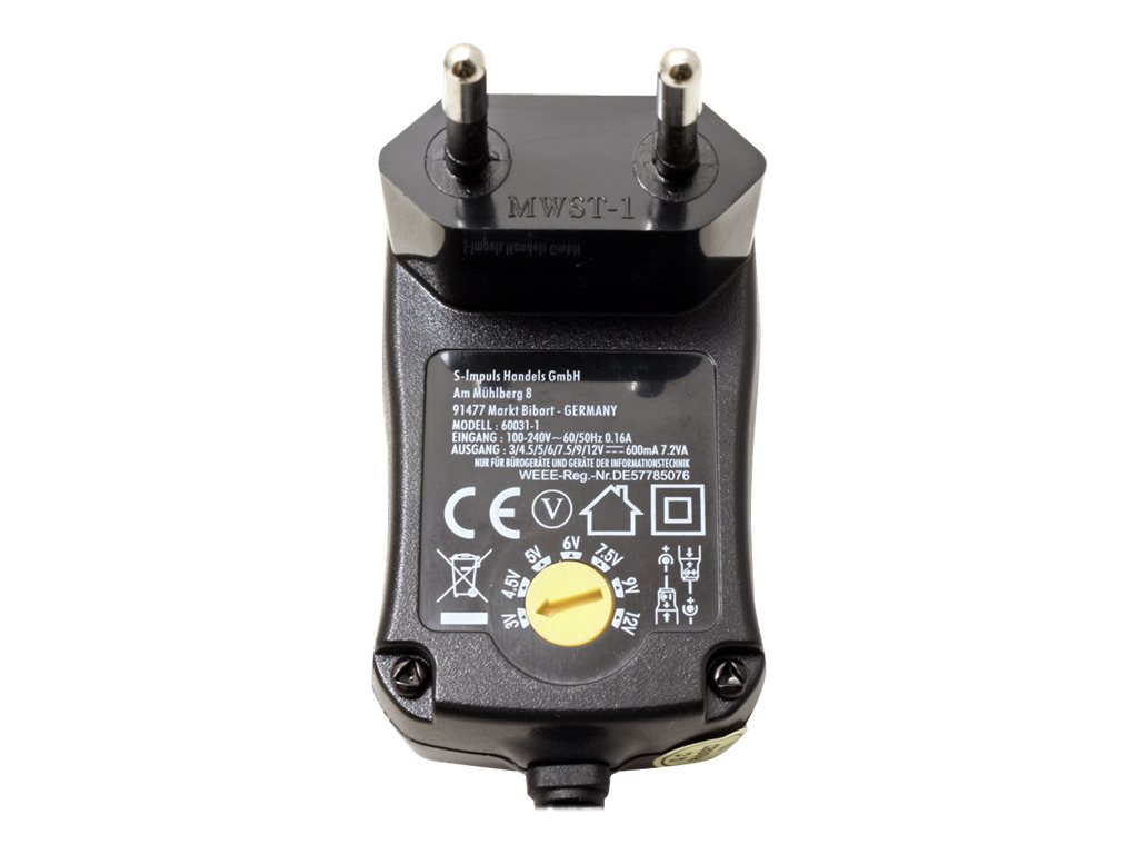 ROLINE UniversalSteckernetzteil 3V bis 12V 600mA fuer Kleingeraete als Batterieersatz oder Ersatzteil