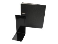 2 MAUL Buchstuetzen schwarz 12,0 x 14,0 x 24,0 cm