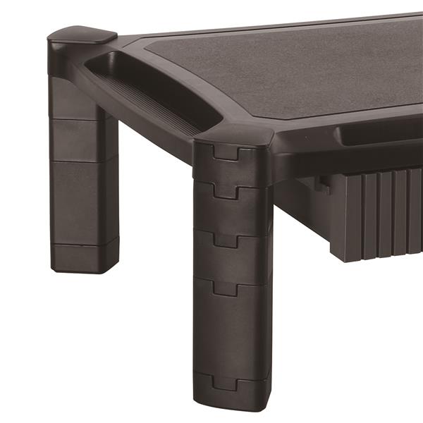 StarTech.com Monitor Ständer MONSTADJDL mit Schublade Höhenverstellbar bis 32 Zoll