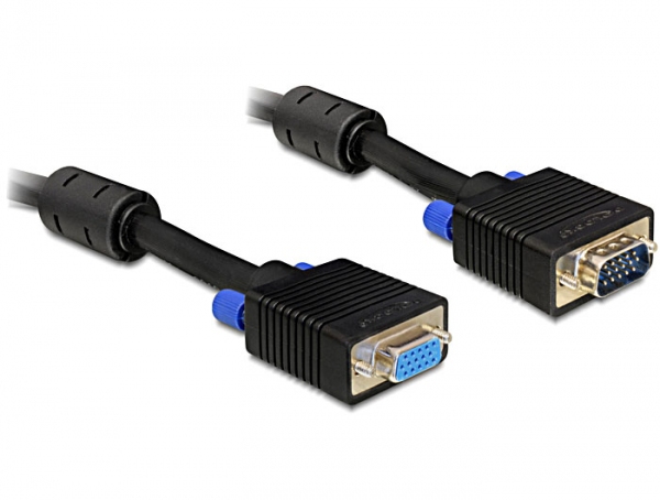 Delock Verlaengerungskabel SVGA 1m Stecker-Buchse