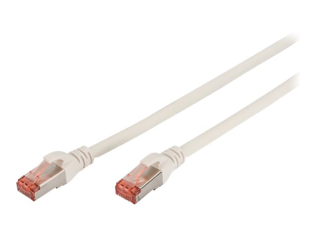 DIGITUS CAT 6 S-FTP Patchkabel Cu LSZH AWG 27/7 Lange 0,25 m 10 Stuck Farbe Weiss DIGITUS CAT 6 S-FTP Patchkabel Cu LSZH AWG 27/7 Lange 0,25 m 10 Stuck Farbe Weiss