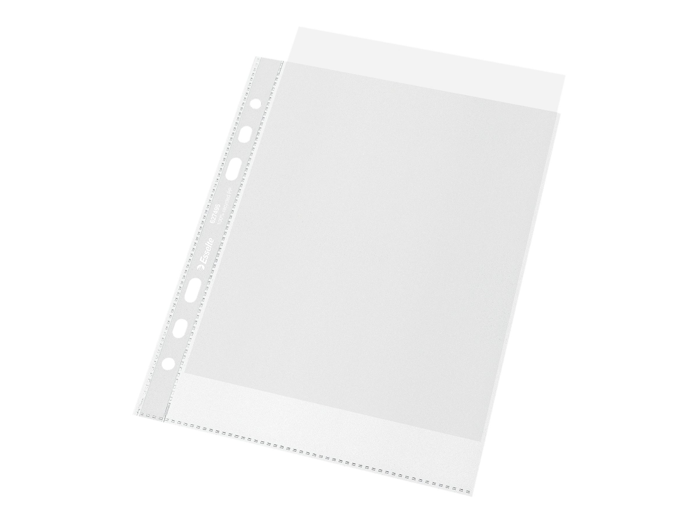 100 Esselte Prospekthuellen DIN A5 transparent genarbt 0,07 mm 100 Esselte Prospekthuellen DIN A5 transparent genarbt 0,07 mm