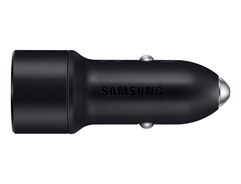 Samsung EPL1100NB Schnellladegeraet mit 2 USB A Anschluessen Schwarz Bulk