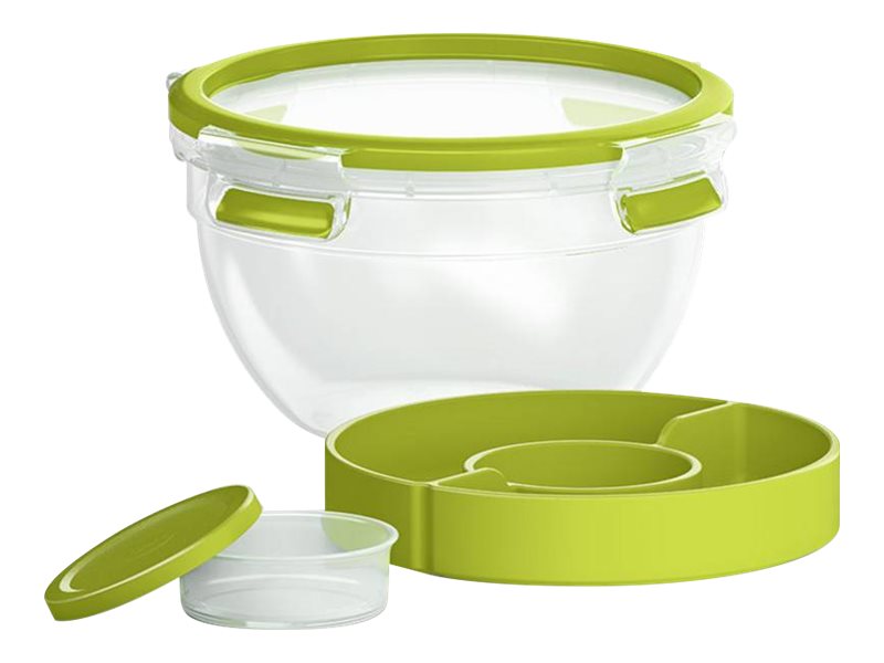 emsa Frischhaltedose CLIP GO 9,5 cm hoch transparent 1,0 l, 1 St