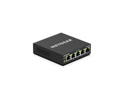 NETGEAR 5-Port Gigabit Ethernet Smart Managed Plus Switch für SMB Metallgehäuse Desktop lüfterlos