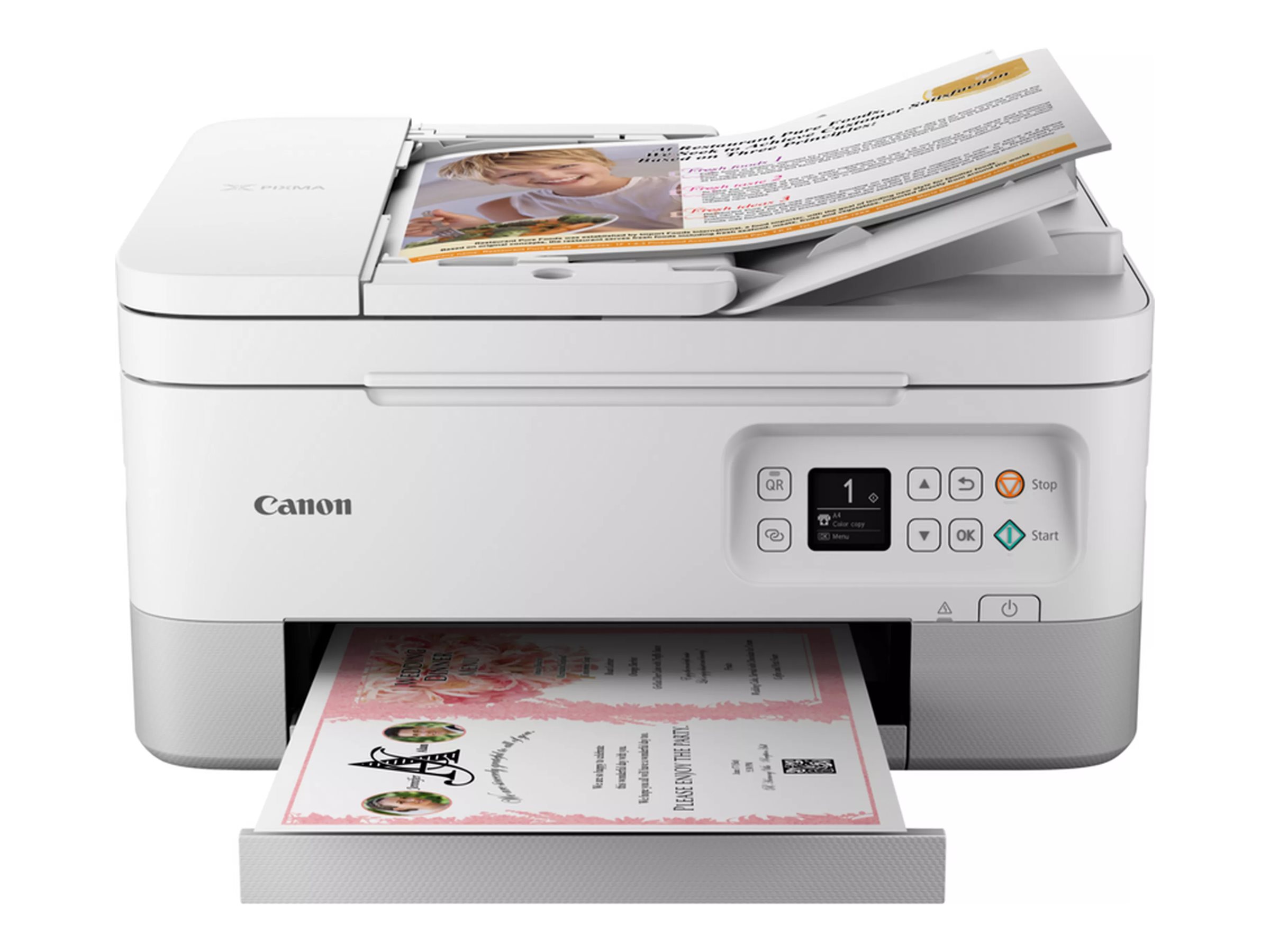 Canon PIXMA TS7451i 3 in 1 Tintenstrahl-Multifunktionsdrucker weiÃ