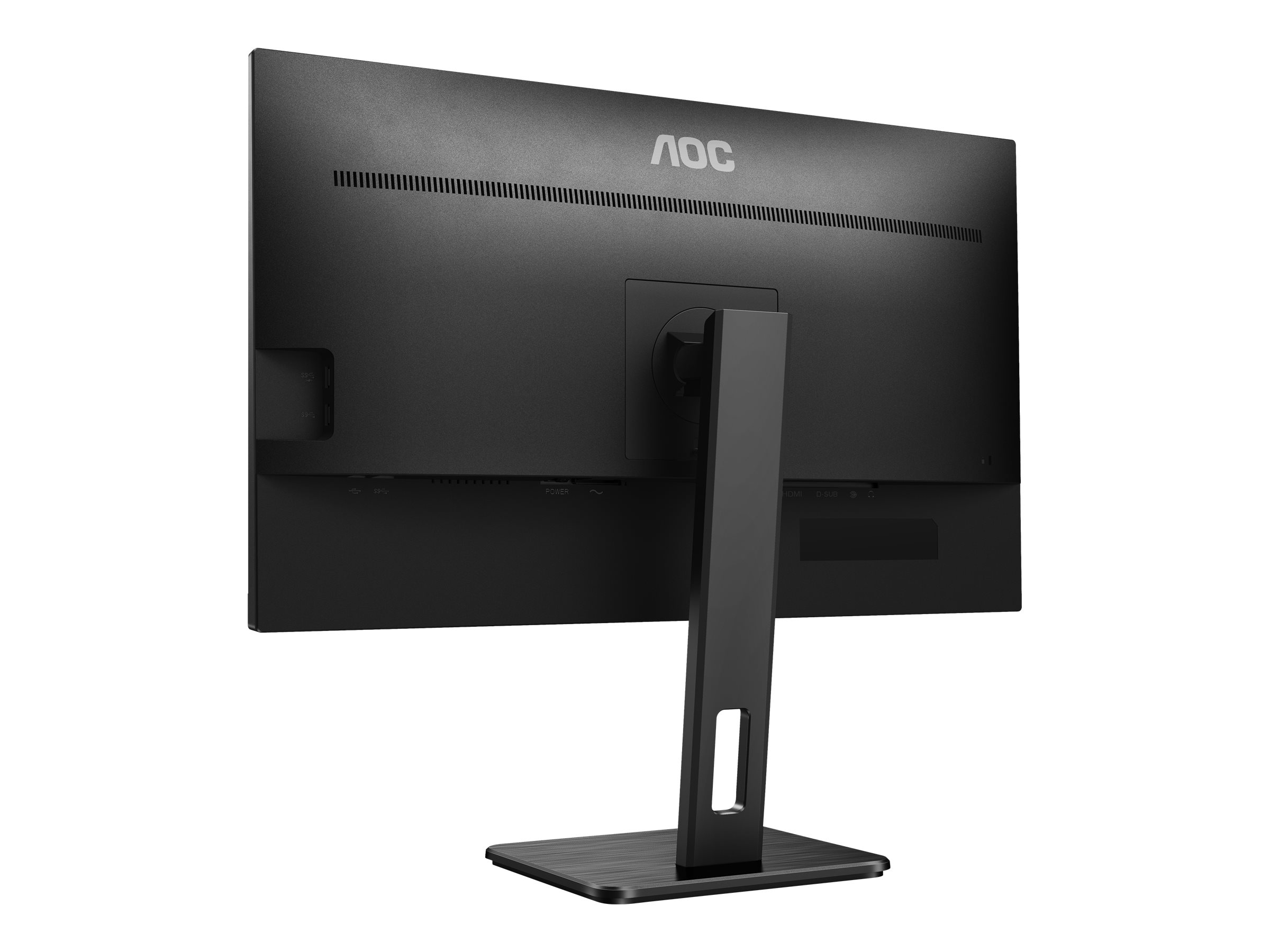 61cm24 1920x1080 AOC Proline 24P2QM 169 FHD 75Hz 4ms HDMI DVI DP VGA Speaker Pivot Black