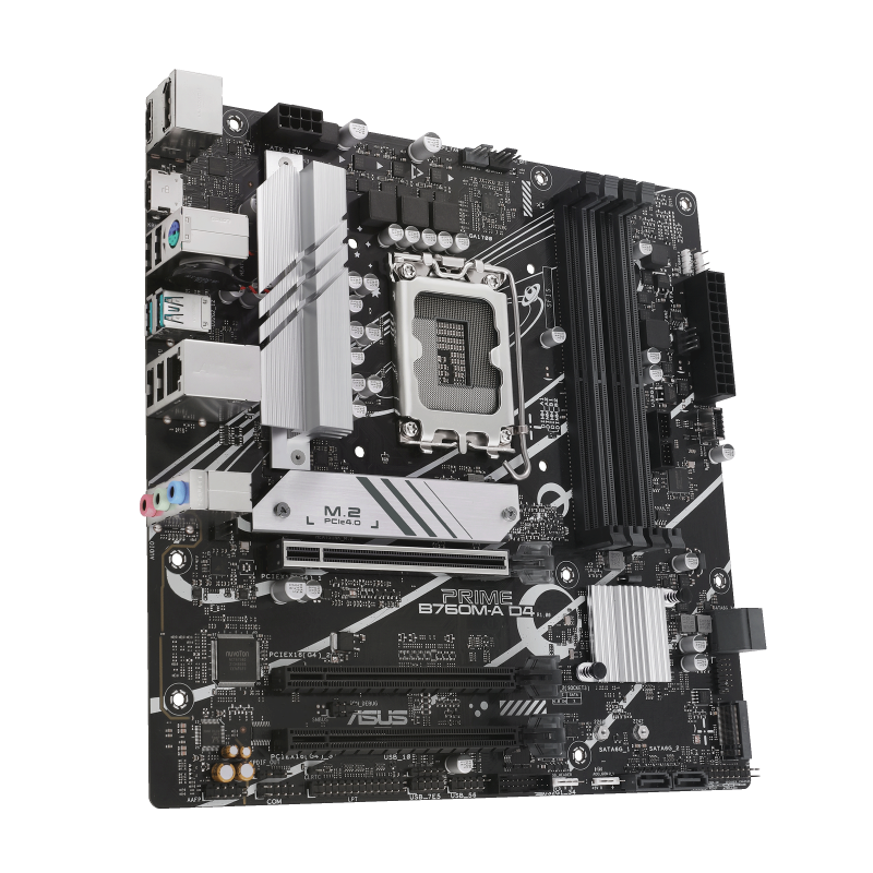 ASUS PRIME B760MA D4CSM LGA1700 4xDDR4 microATX 4xSATA MB DP 14 2xHDMI 21