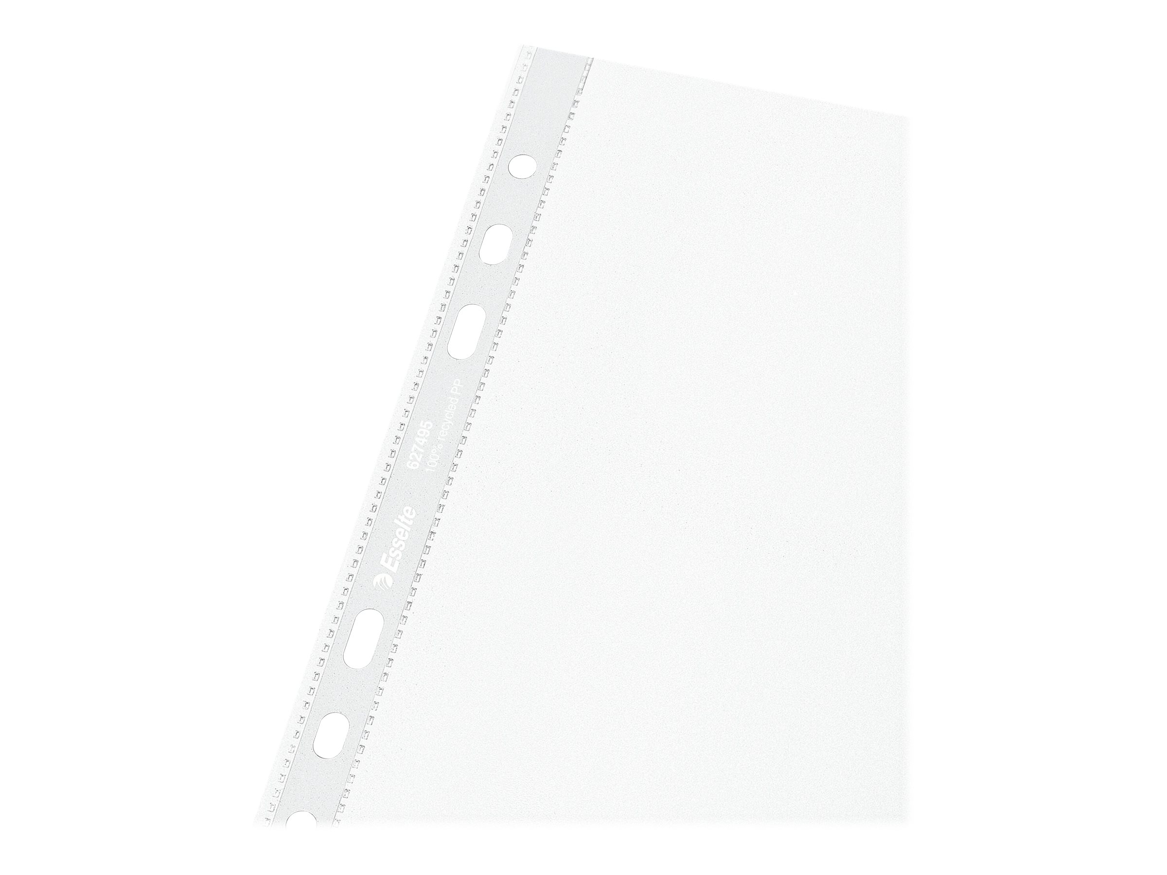 100 Esselte Prospekthuellen DIN A5 transparent genarbt 0,07 mm