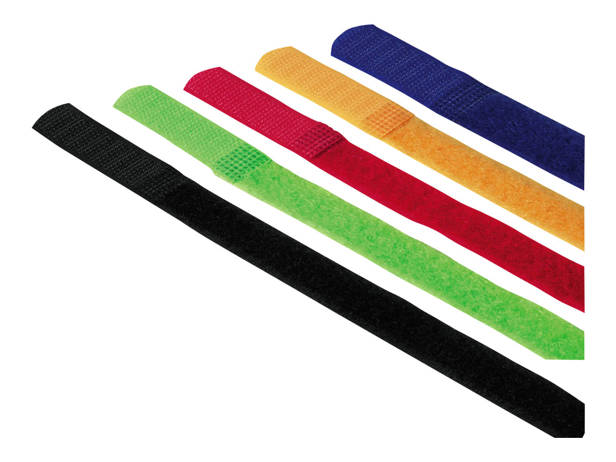 Hama Klettkabelbinder farbsortiert 21,5 cm x 1,6 cm