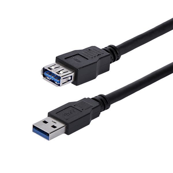 STARTECHCOM 1m Black SuperSpeed USB 30 Extension Cable A to A MF