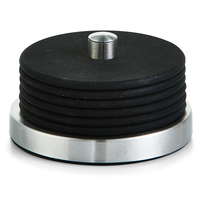Zeller Untersetzer schwarz, silber Ø 10,0 cm 7tlg, 7 St