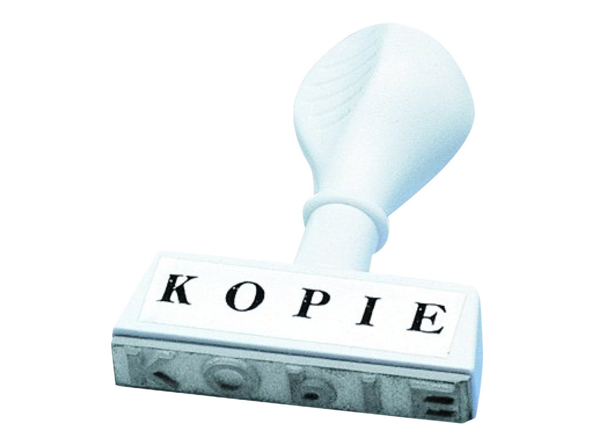 WEDO Textstempel Kopie ohne Logo, 1 St