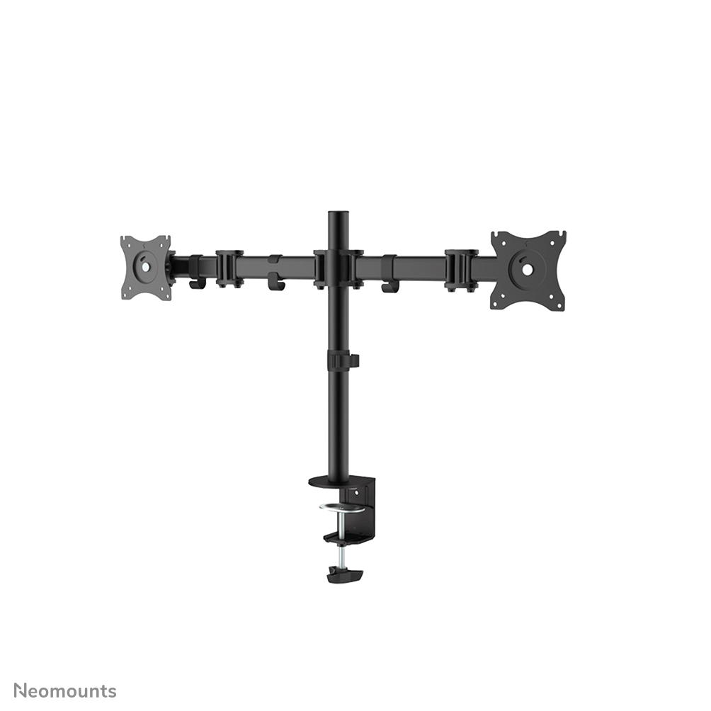 NEOMOUNTS Monitor Dual Deskmount Tischhalter 2568,6cm 1027Zoll 2x8kg Höhe 040cm Neigen Rotieren Schwenken schwarz