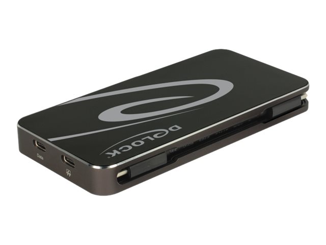 DELOCK USB Type-C 3.2 Dockingstation 4K HDMI + DP / 1080p VGA USB Hub und PD 3.0