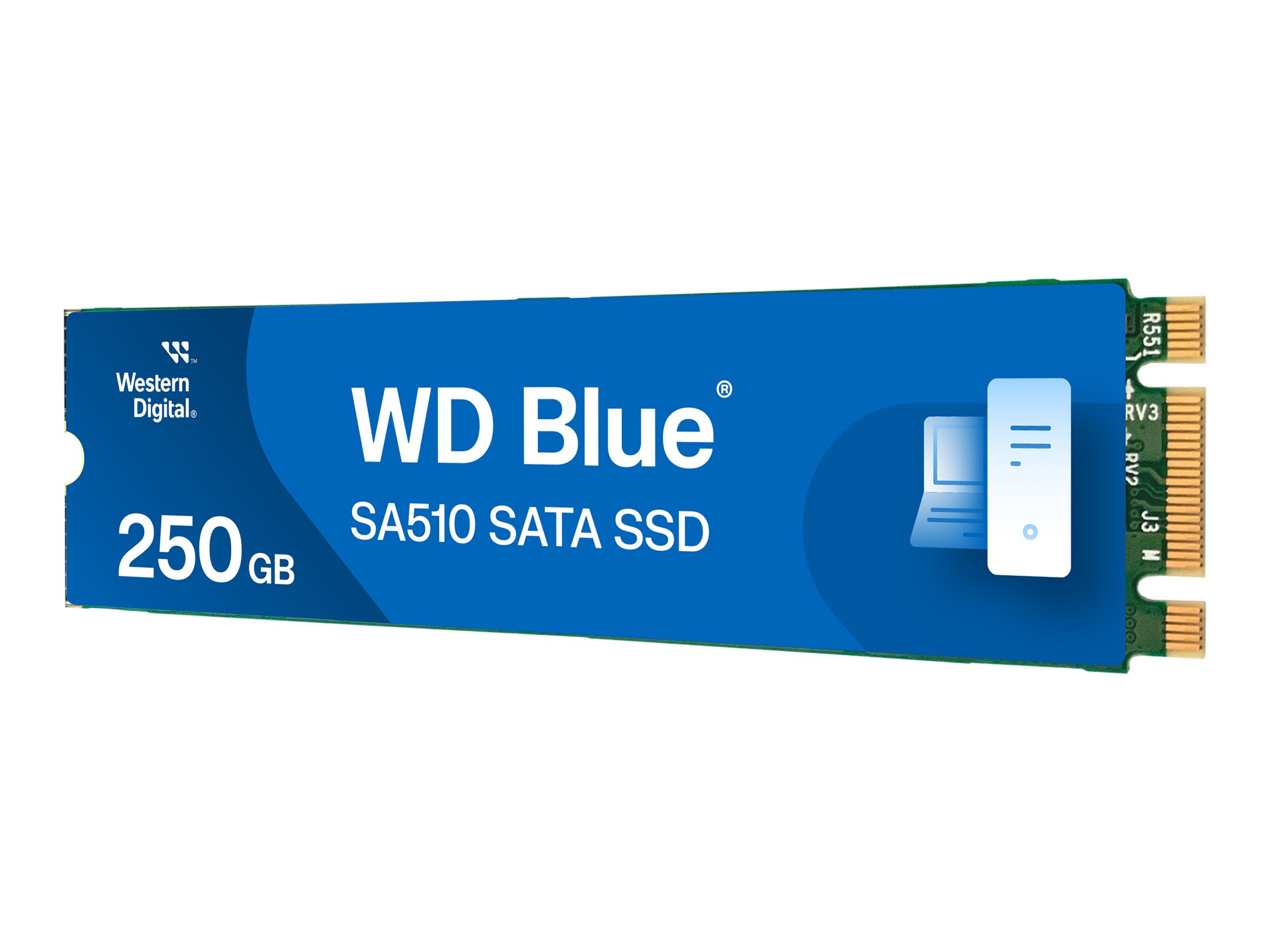 WD Blue SA510 SSD 250GB M.2 2280 SATA III 6Gb/s internal single-packed