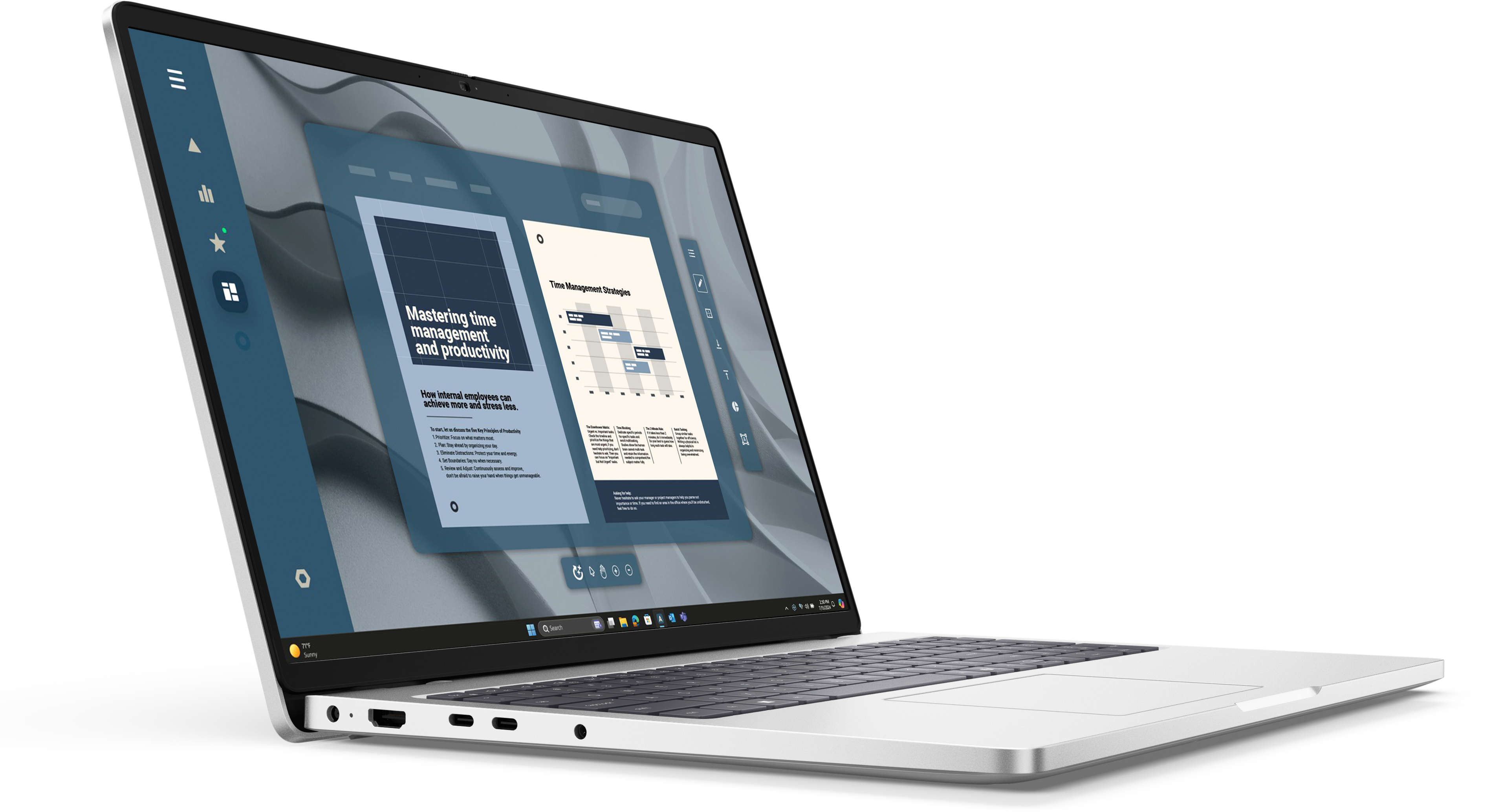 DELL Pro 16 PC16255 AMD Ryzen AI 5 PRO 340 40,64cm 16Zoll FHD 16GB 512GB SSD WLAN Backlit Kb W11P 1Y Basic Onsite
