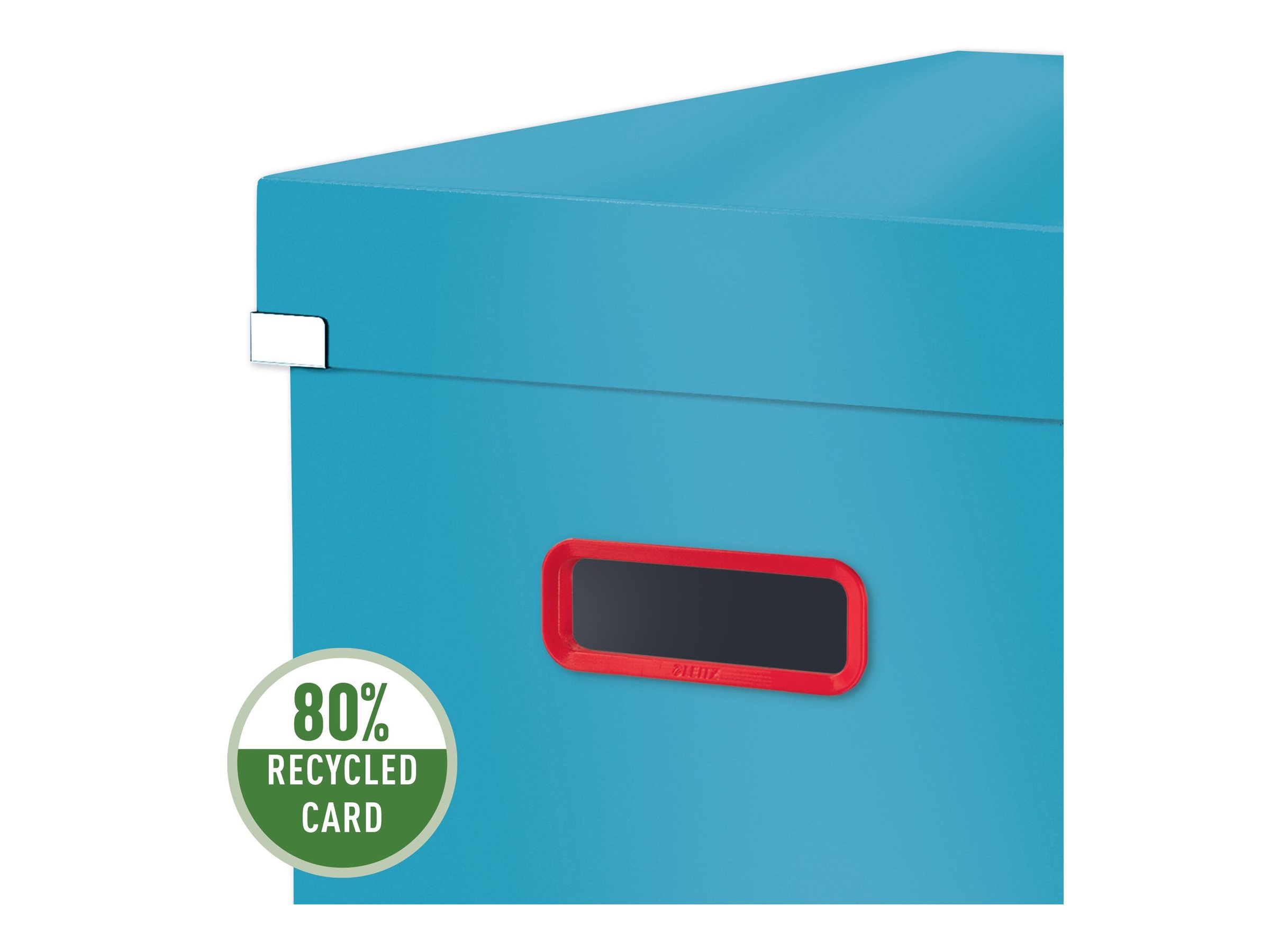 LEITZ Click & Store Cosy Aufbewahrungsbox 32,5 l blau 32,0 x 36,0 x 31,0 cm LEITZ Click & Store Cosy Aufbewahrungsbox 32,5 l blau 32,0 x 36,0 x 31,0 cm