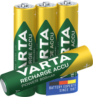 VARTA Akku Micro AAA 800mAh NiMH Recharge Accu Power (4er Pack) VARTA Akku Micro AAA 800mAh NiMH Recharge Accu Power (4er Pack)