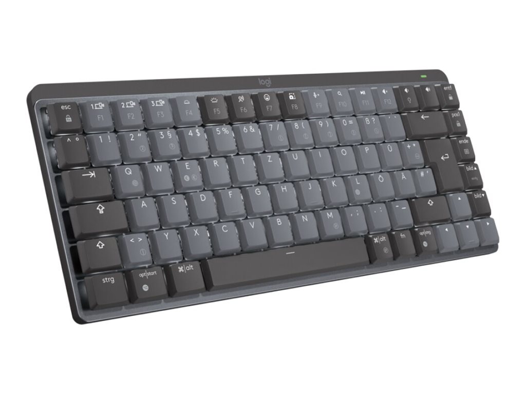 Logitech MX Mechanical Mini - Tastatur - kabellos DE - grafit - linear