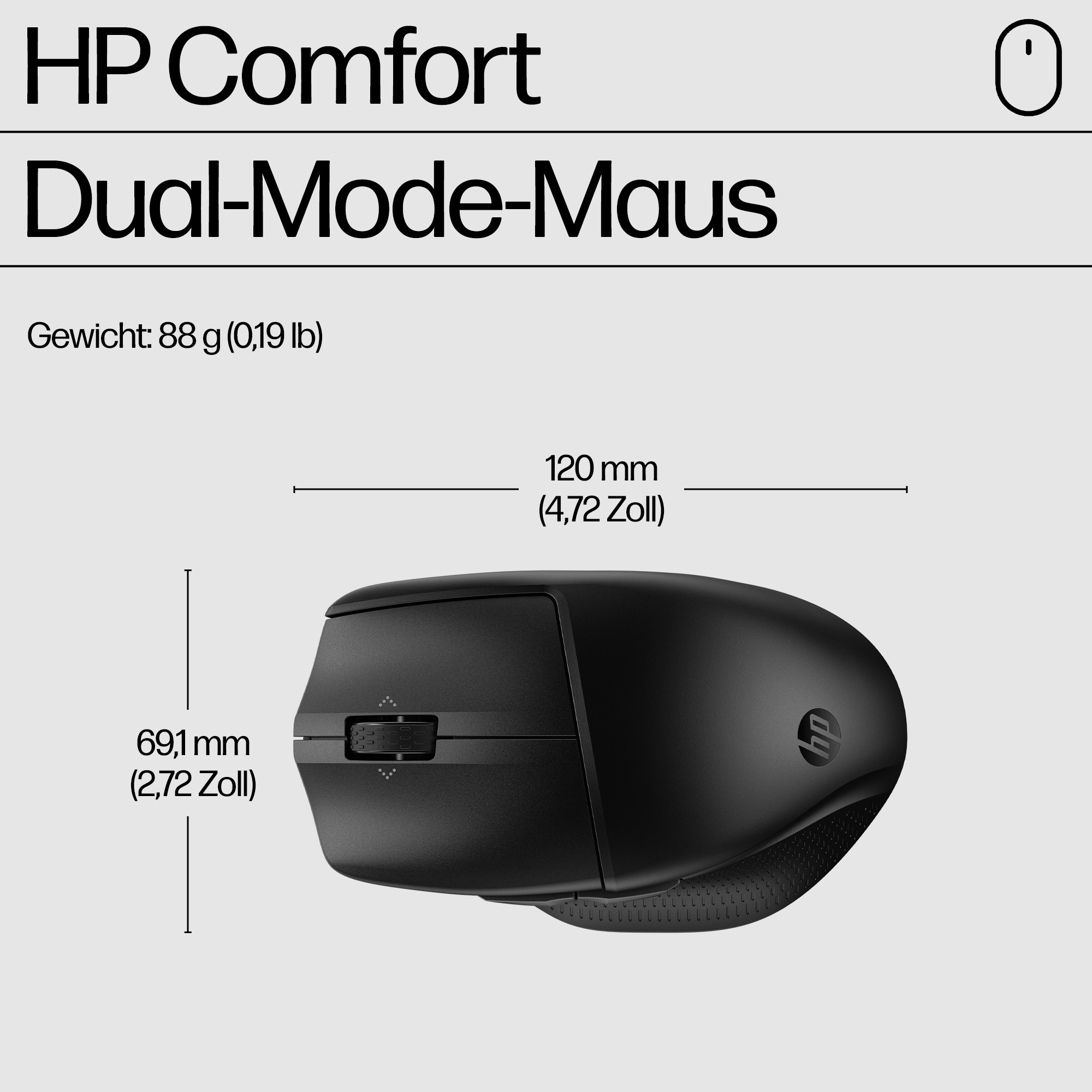 HP 685 CFT DualMode Mouse SmartBuy