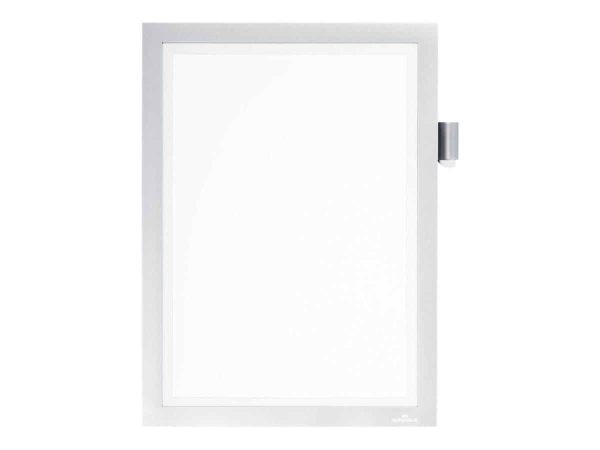 DURABLE Magnetrahmen DURAFRAME MAGNETIC NOTE silber A4, 1 St