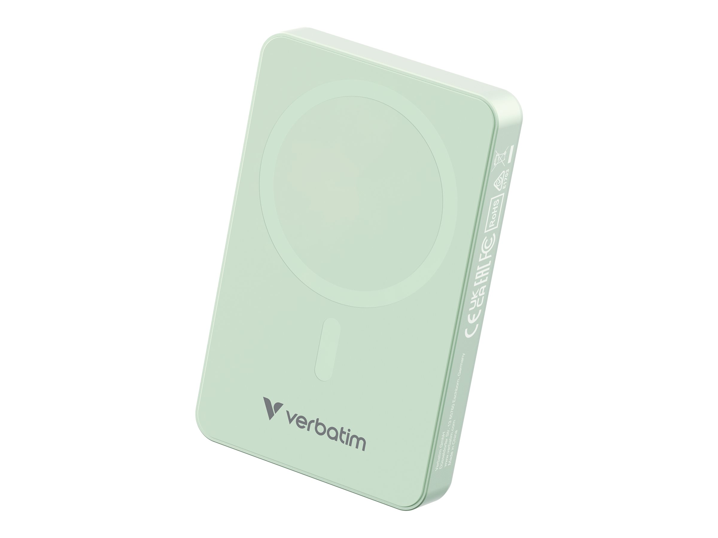 Verbatim Charge ´n´ Go Essentials Power Bank Magnetic Wireless 10000mAh Green
