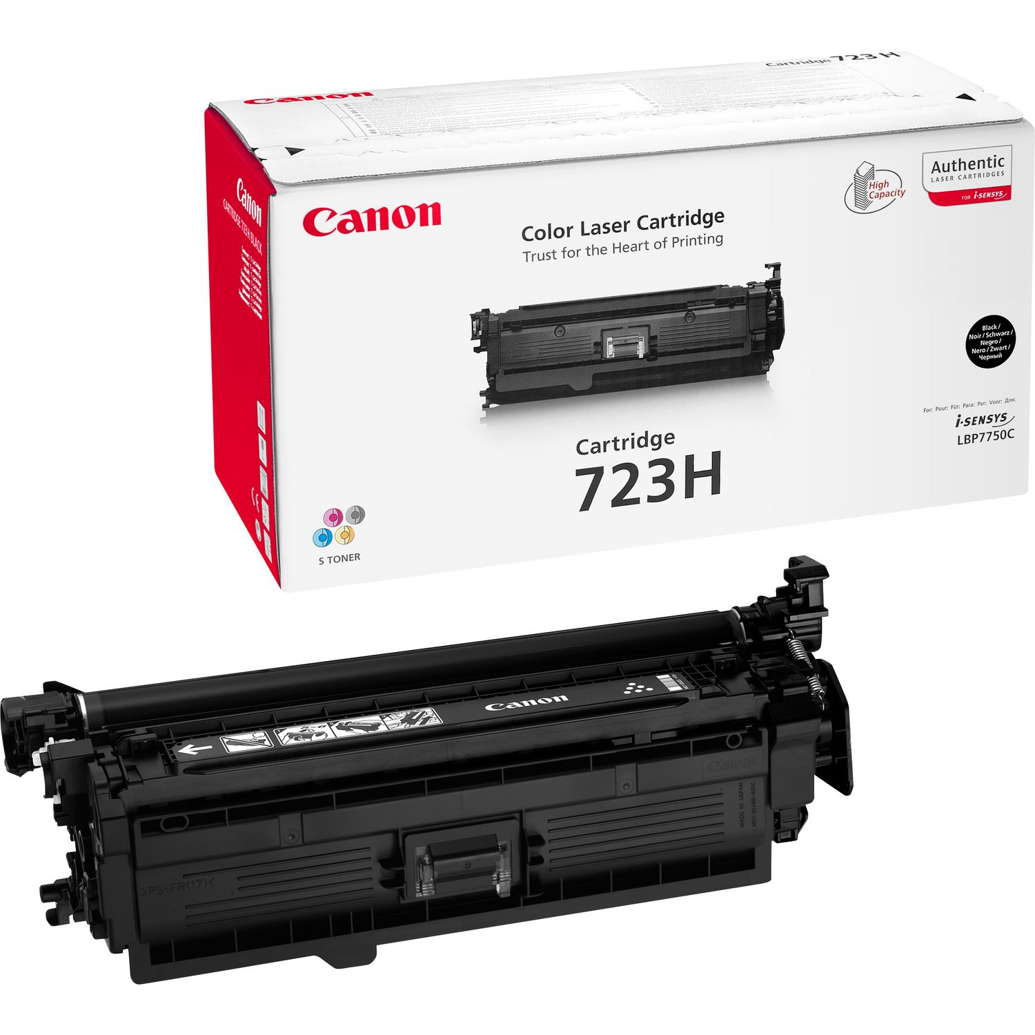 CANON 723H Toner schwarz hohe Kapazität 10.000 Seiten 1er-Pack