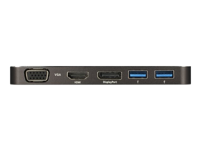 DELOCK USB Type-C 3.2 Dockingstation 4K HDMI + DP / 1080p VGA USB Hub und PD 3.0