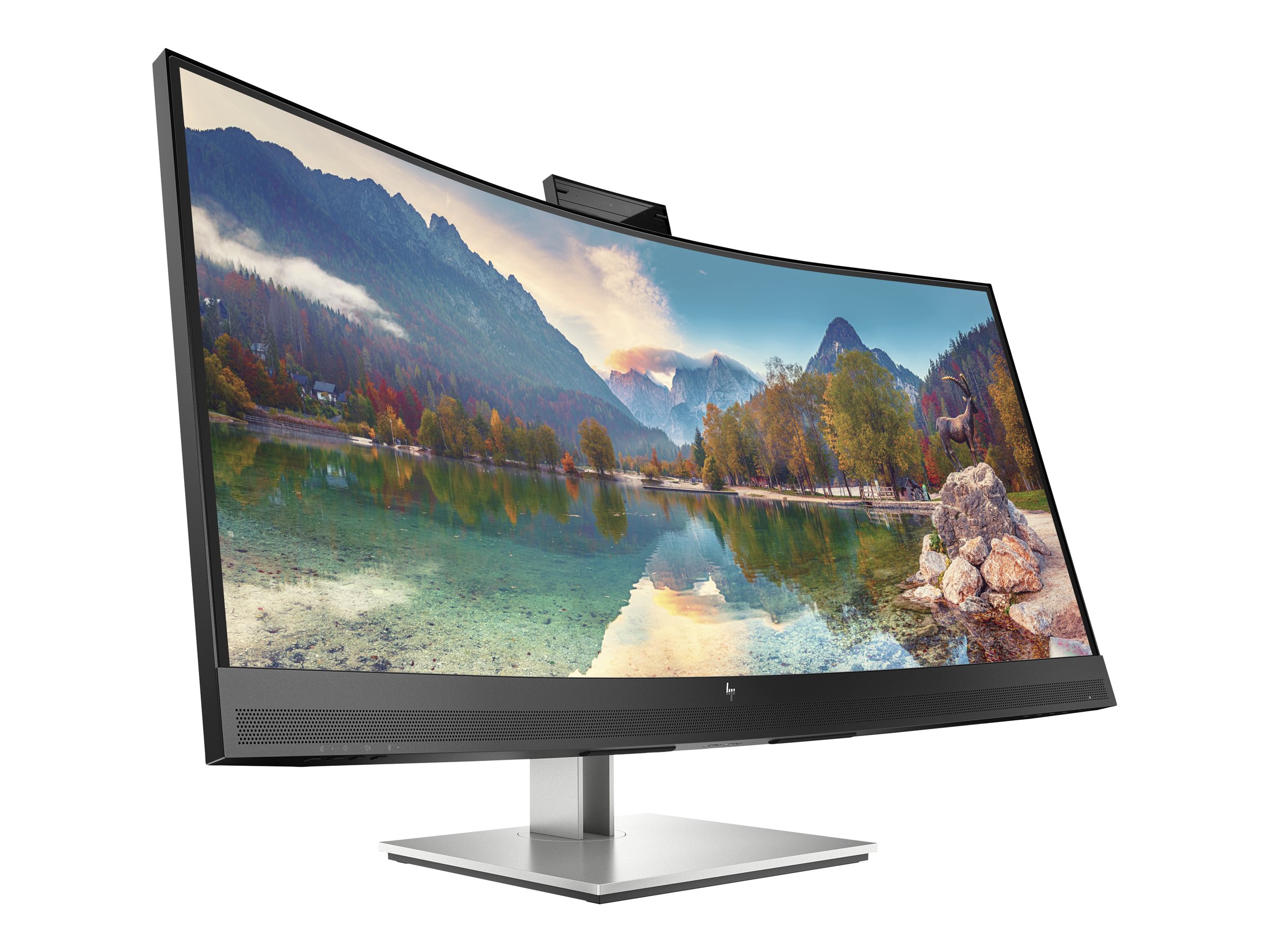 HP E34m G4 86,3cm 34Zoll WQHD Curved Display 3440x1440 Webcam HDMI USB-C USB hub DisplayPort