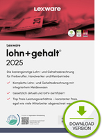LEXWARE ESD lohn+gehalt 2025 unbegrenzte Laufzeit Download ABO