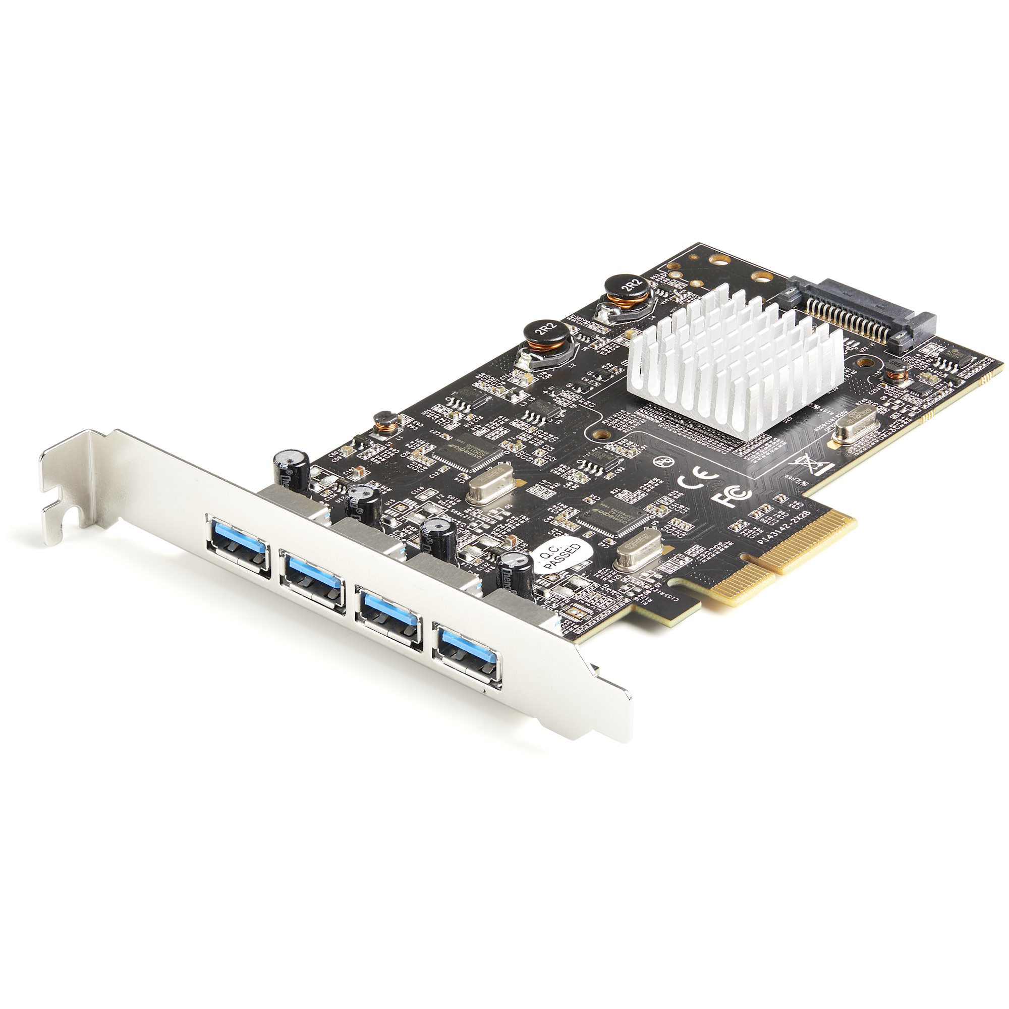 STARTECHCOM 4Port USB 32 Gen 2 PCIe Karte USBA SuperSpeed 10Gbits PCI Express 30 x2 HostControllerKarte USB Typ A