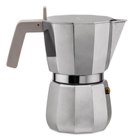 Alessi Mokka DC06/3 Espressomaschine Aluminium silber