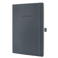 SIGEL Notizbuch CONCEPTUM® ca. DIN A4 kariert, dunkelgrau Softcover 194 Seiten SIGEL Notizbuch CONCEPTUM® ca. DIN A4 kariert, dunkelgrau Softcover 194 Seiten