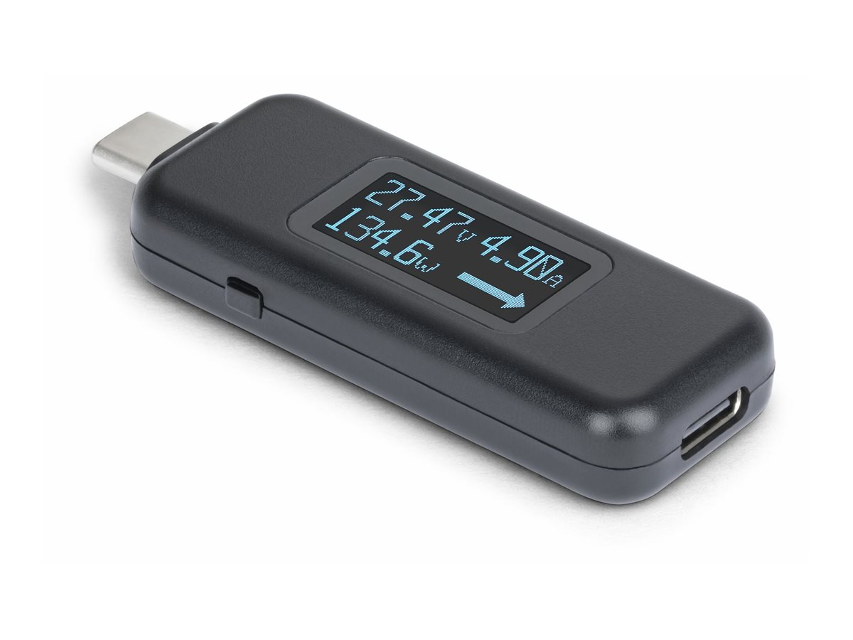 STARTECH.COM USB-C Stromtester/Kabeltester Bidirektionales Digitalmultimeter fur Leistung Spannung und Strom 240W PD EPR STARTECH.COM USB-C Stromtester/Kabeltester Bidirektionales Digitalmultimeter fur Leistung Spannung und Strom 240W PD EPR