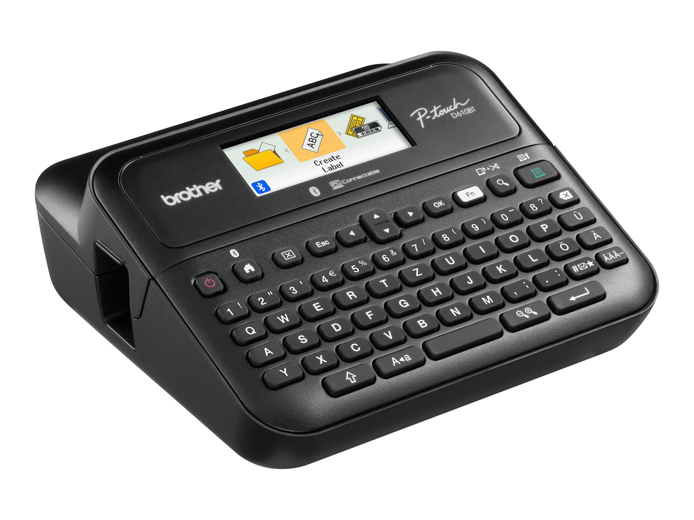 brother P-touch D610BTVP Beschriftungsgeraet schwarz brother P-touch D610BTVP Beschriftungsgeraet schwarz