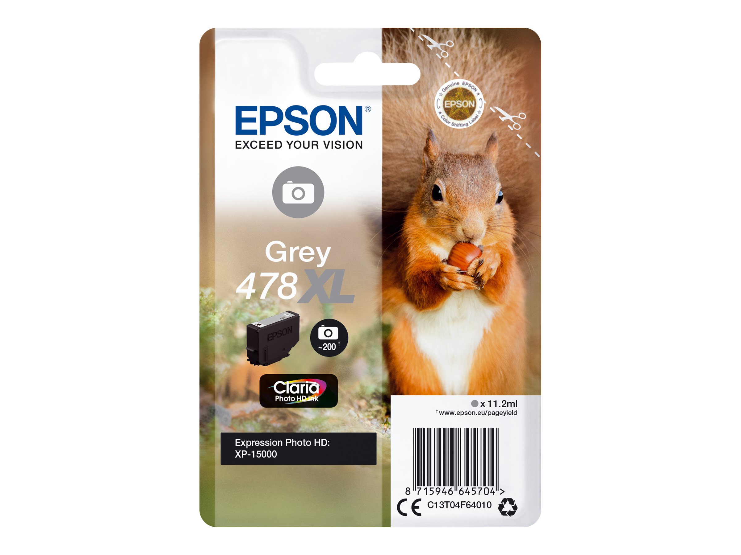 C13T04F64010 EPSON Nr.478XL XP Tinte