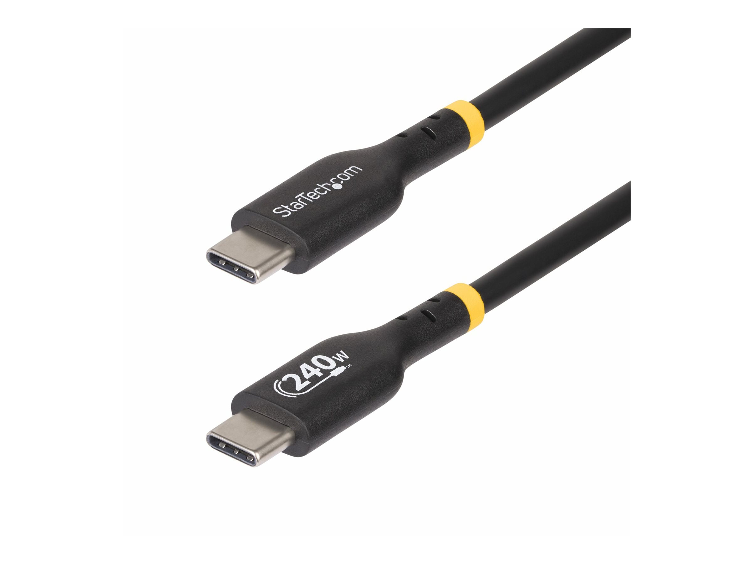 STARTECH.COM 2meter USB-C Ladekabel USB-IF zertifiziert USB C Schnellladekabel 240W PD EPR USB C 2.0 Laptop-Ladekabel STARTECH.COM 2meter USB-C Ladekabel USB-IF zertifiziert USB C Schnellladekabel 240W PD EPR USB C 2.0 Laptop-Ladekabel