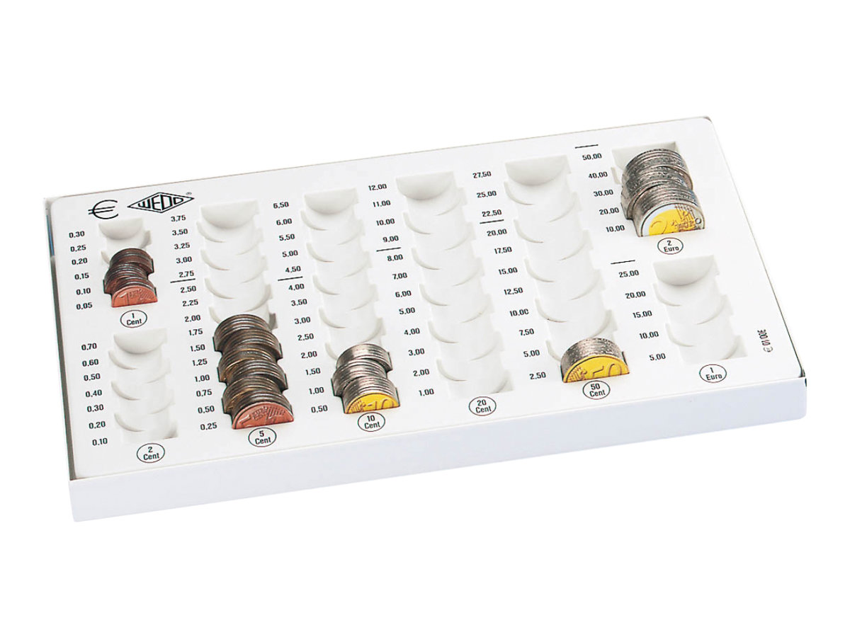 WEDO ZÃ¤hlbrett lichtgrau Metall-GehÃ¤use