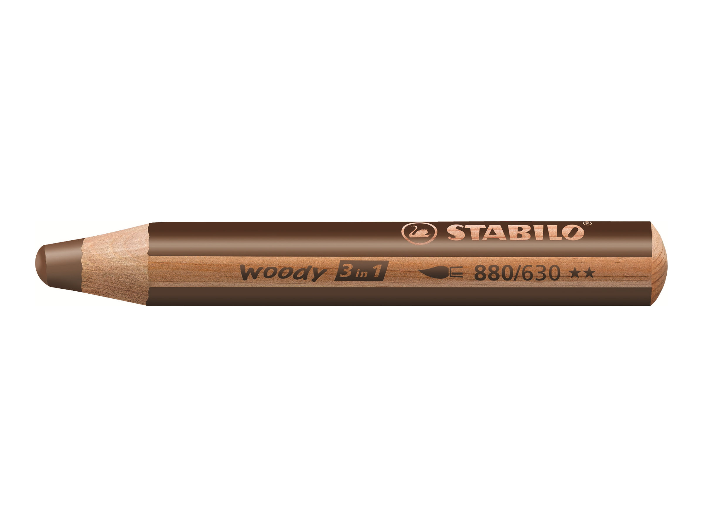 STABILO woody 3 in 1 Malset farbsortiert, 6 St. STABILO woody 3 in 1 Malset farbsortiert, 6 St.