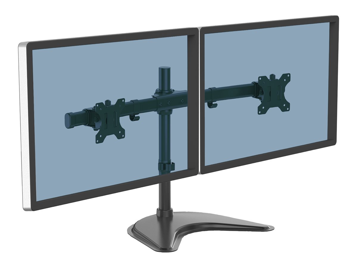 Fellowes Monitor-Halterung Seasa 8043701 schwarz fÃ¼r 2 Monitore, TischstÃ¤nder